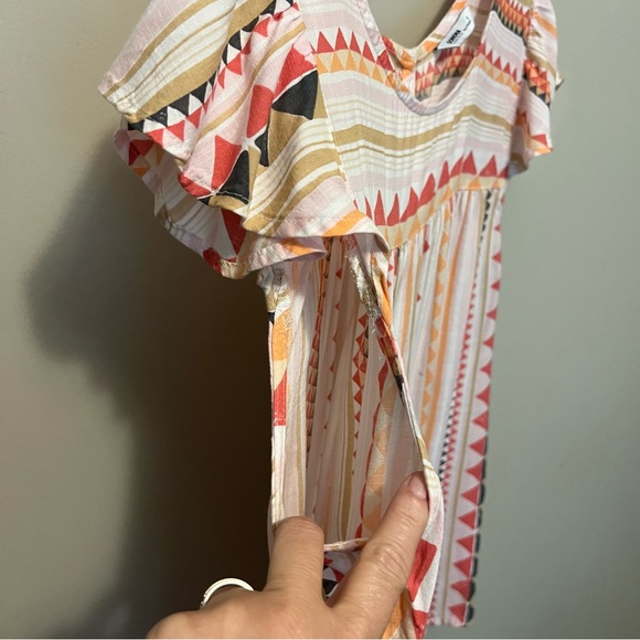 Sonoma women’s plus 1X Geometric Patterned top loose cotton blend summer - Picture 7 of 11